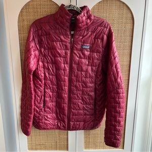 EUC Patagonia Women’s Nano Puff Jacket, Size L, Pink